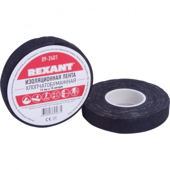 Изолента REXANT х/б 18х0.35 мм (ролик 15 м/180 г) Изолента REXANT х/б 18х0.35 мм (ролик 15 м/180 г)