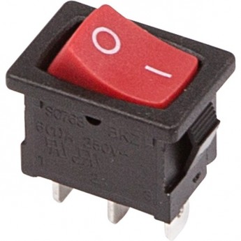 Переключатель клавишный REXANT MINI 250V 6А (3с) ON-ON красный (RWB-202, SC-768) Переключатель клавишный REXANT MINI 250V 6А (3с) ON-ON красный (RWB-202, SC-768)