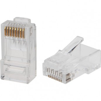 Разъем REXANT RJ-45(8P8C) под витую пару UTP Разъем REXANT RJ-45(8P8C) под витую пару UTP