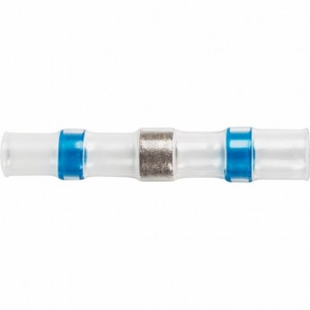 Соединитель REXANT L-40 мм 1.5-2.5 мм² термоусаживаемый под пайку синий Соединитель REXANT L-40 мм 1.5-2.5 мм² термоусаживаемый под пайку синий
